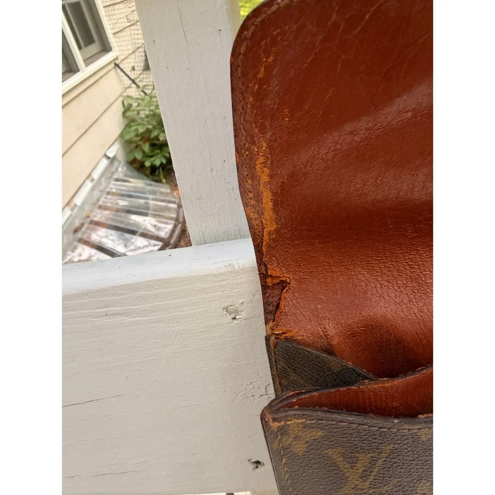 Louis Vuitton Monogram Pochette Documents Portfolio Brown Vintage M53456